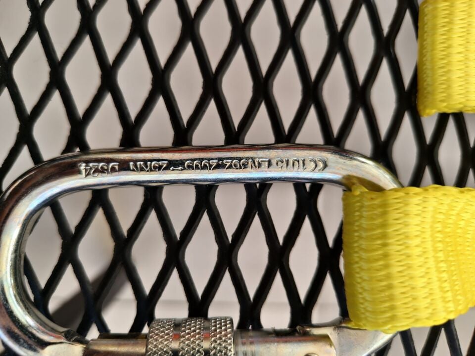 Bel Destekli Paraşüt Tipi Emniyet Kemeri ve Lanyard Seti