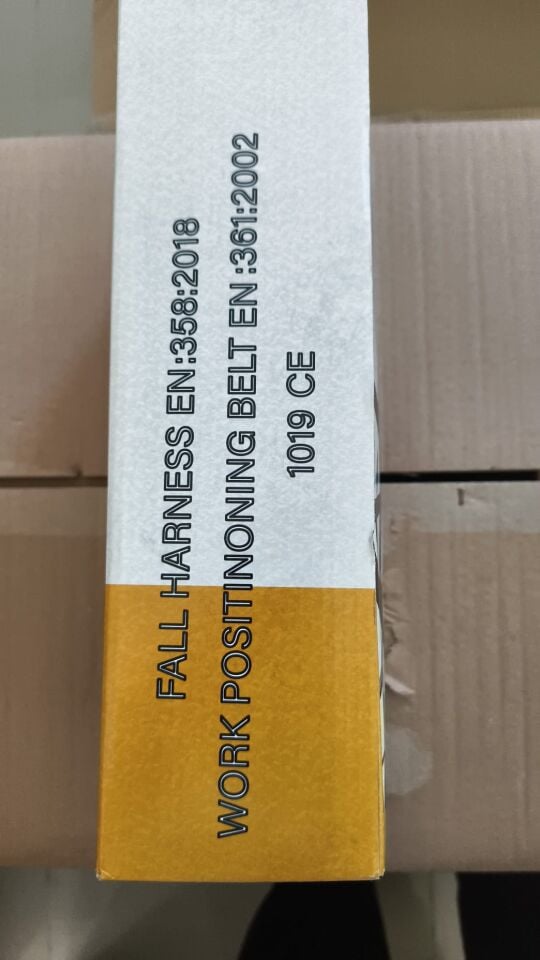 Bel Destekli Paraşüt Tipi Emniyet Kemeri ve Lanyard Seti