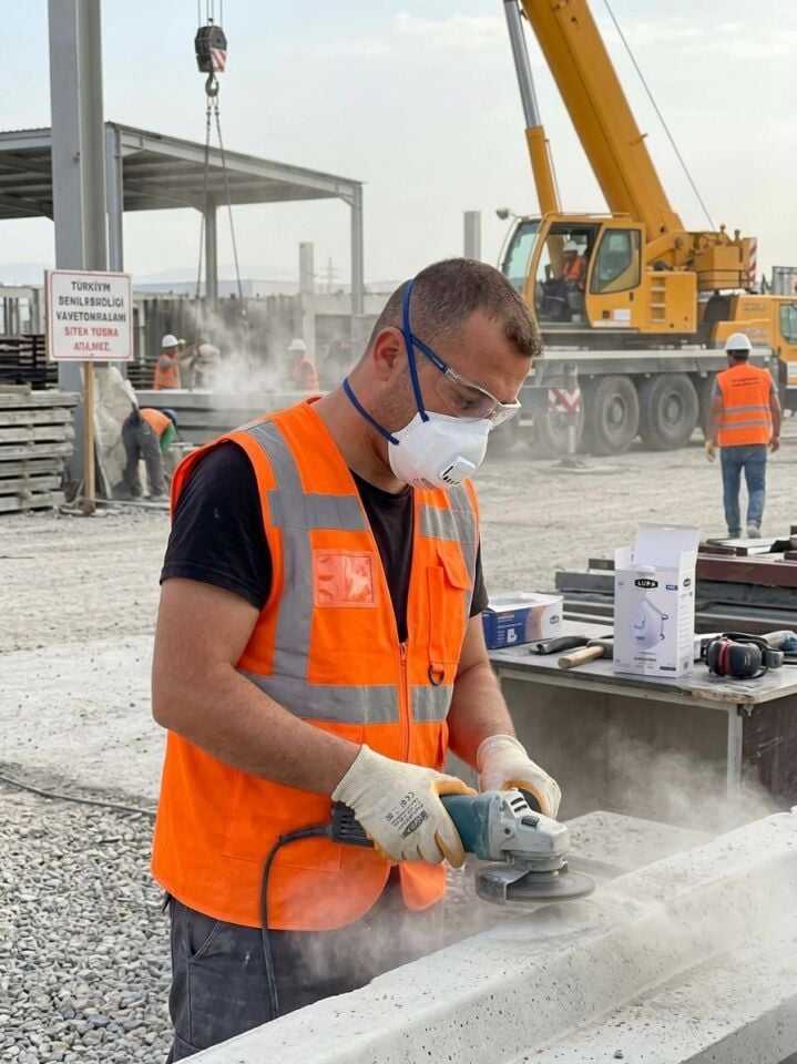 Lupa CH01P2VM FFP2 NR D Ventilli Konik Tipi Toz Maskesi (10'lu Paket)