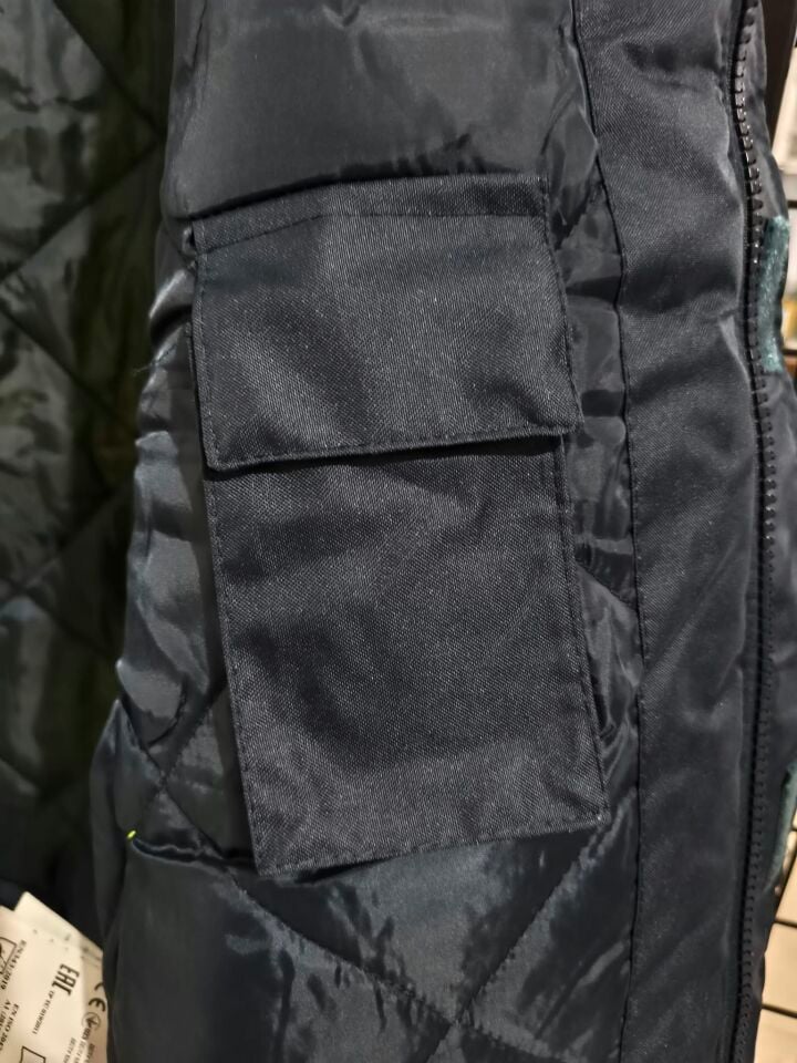 Delta Plus EASYVIEW Yüksek Görünürlüklü Su Geçirmez Sınıf 3 Parka Mont (Sarı / Lacivert)